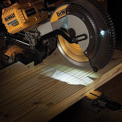 Image of DEWALT DHS790AT2 FLEXVOLT 120V MAX Corded / Cordless 12" Double Bevel Compound Sliding Miter Saw